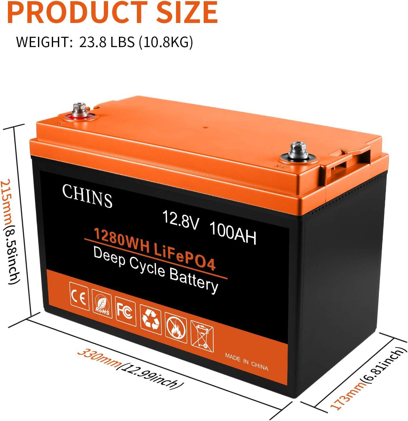 Why ‍We ‍Trust the CHINS 12V 100AH LiFePO4 Battery for Off-Grid Power
