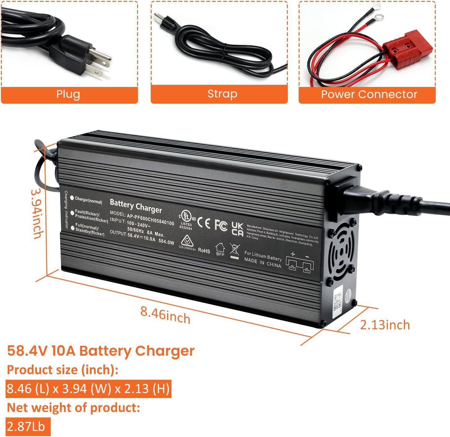How We Boosted Battery Life with​ the ‌CHINS 48V ⁢10A ⁢Charger